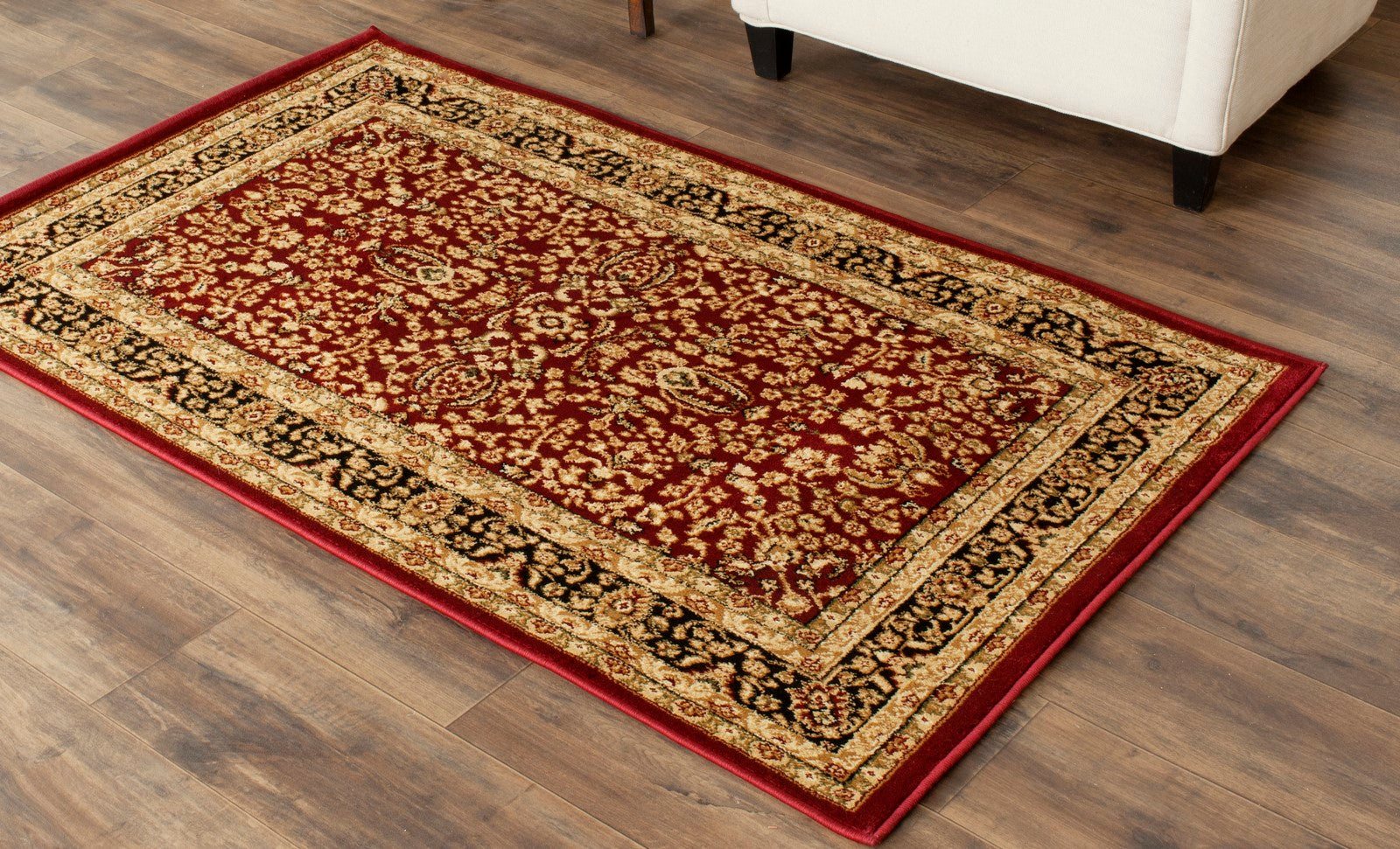 Lyndhurst Power Loomed Luxury Area Rug: A Timeless and Exquisite Floor Covering Inspired by Classic Persian Designs for Every Room in Your Home