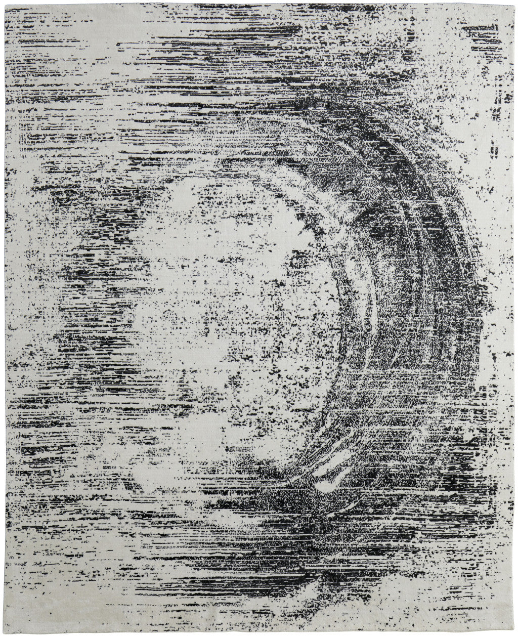 Exquisite Hand-Woven Gray Abstract Area Rug for Comfortable and Stylish Spaces