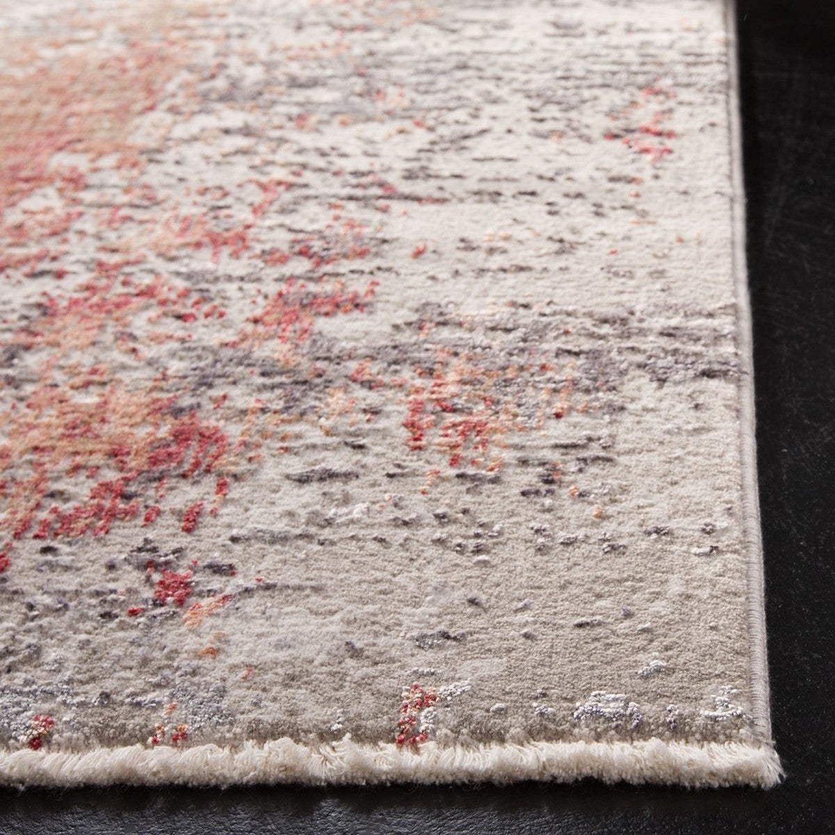 Dreamy Power Loomed Rectangular Area Rug with a Luxurious 7.5MM Pile Height, Soft Blend of Polyester and Viscose, Handcrafted in Turkey