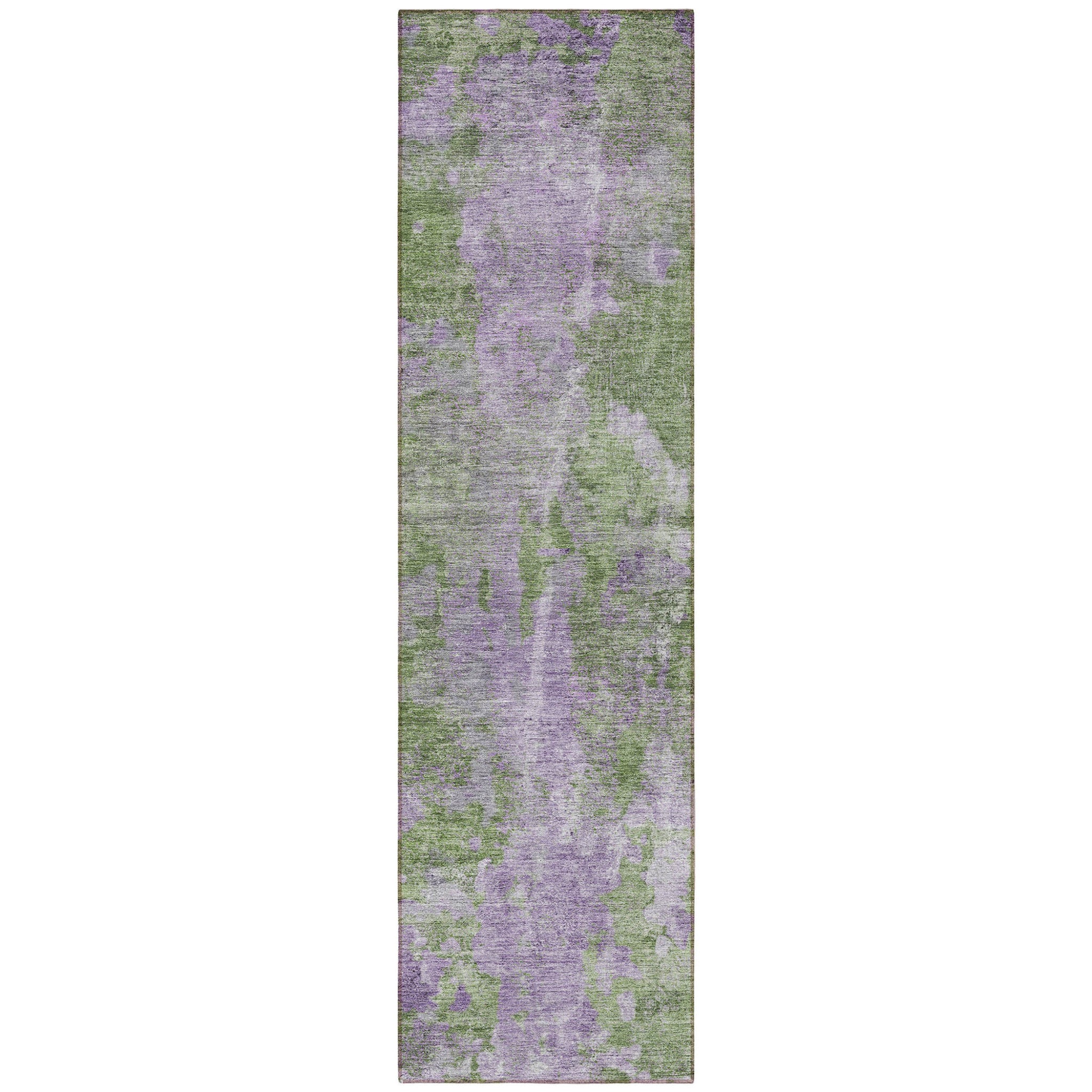 Stylish and Contemporary Abstract Washable Runner Rug for Both Indoor and Outdoor Use, Stain-Resistant and Non-Skid