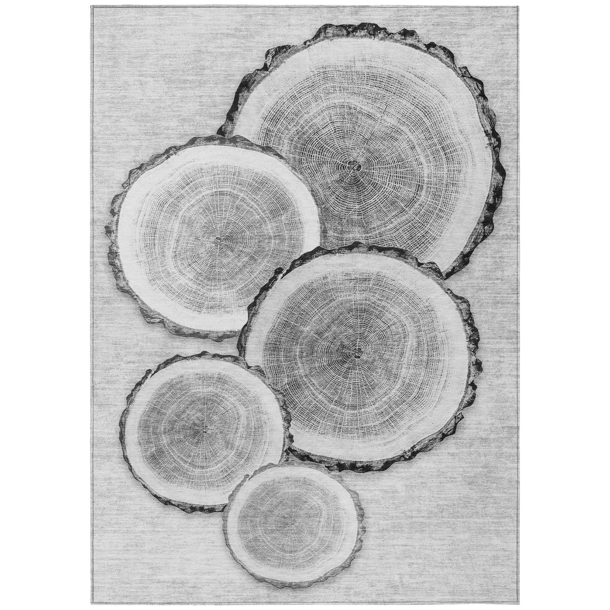 Stylish and Washable Faux Wood Design Outdoor and Indoor Runner Rug with Stain Resistance and Non-Skid Feature