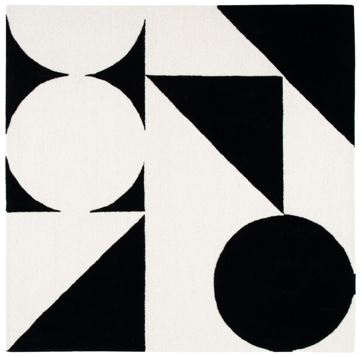 Contemporary Hand - Tufted Wool - Cotton Rodeo Rug for Modern Home Luxury Decor