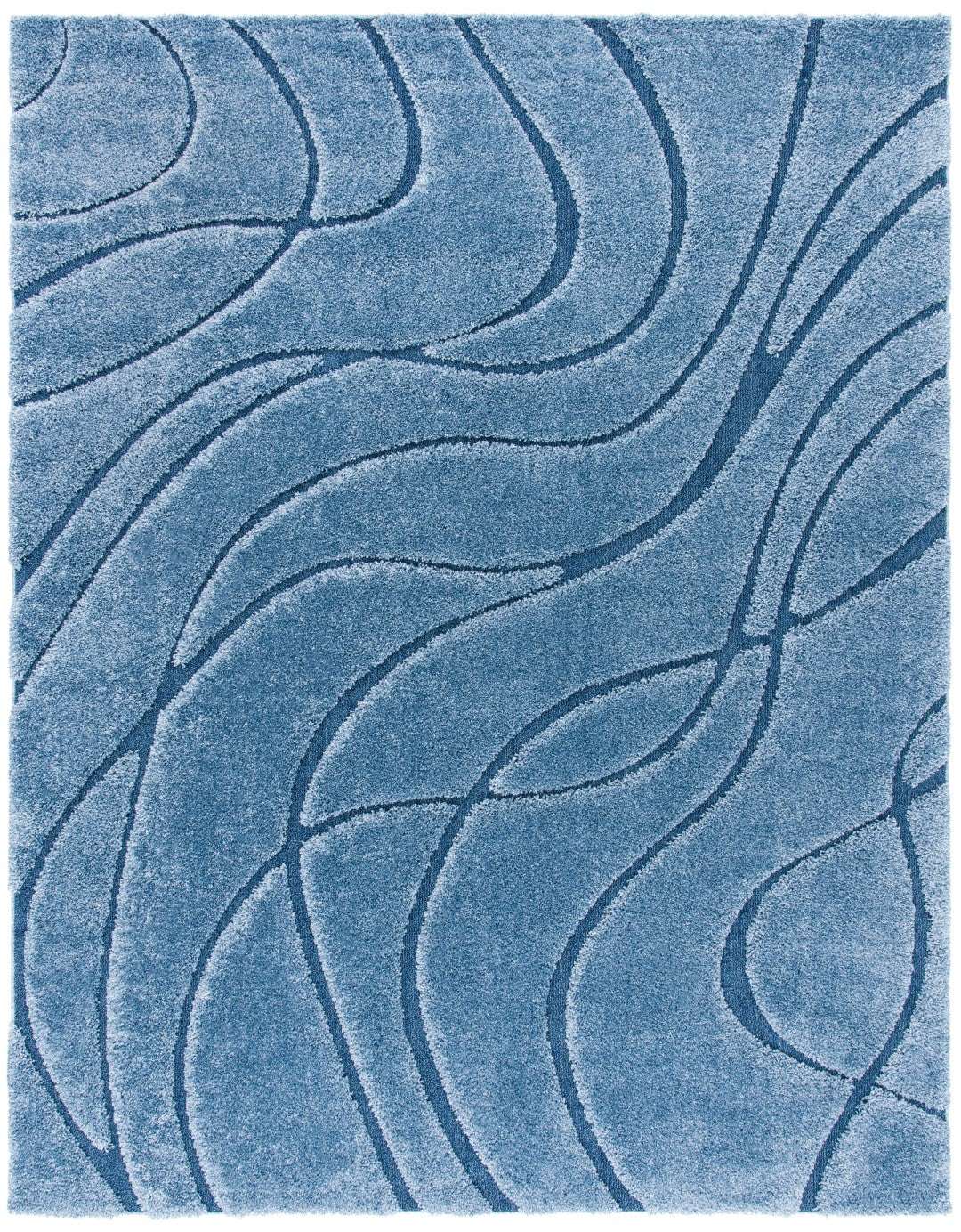 Luxurious Power Loomed Polypropylene Shag Rug from Turkey for Cozy Florida Home Decor