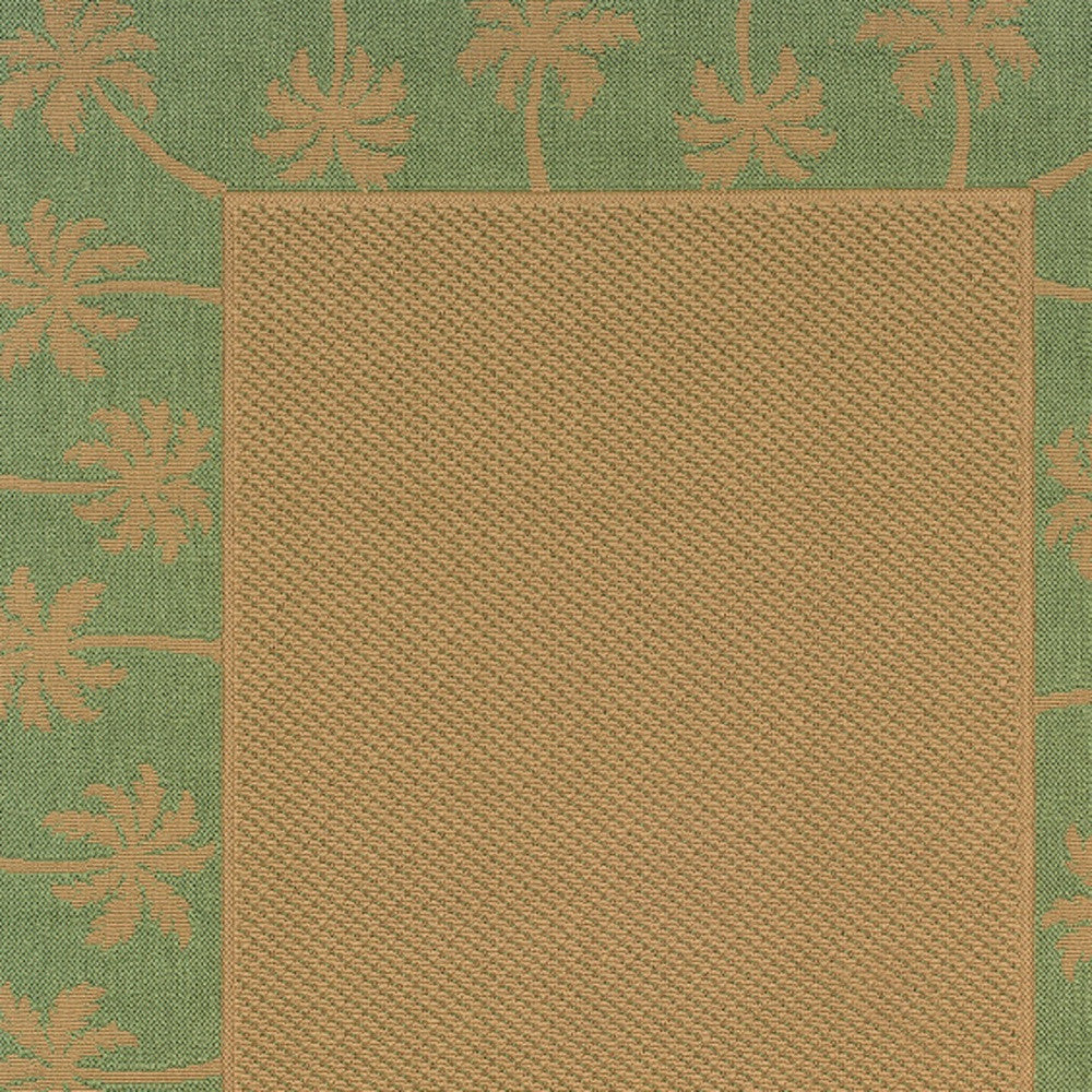 7x10 ft Tan Stain-Resistant Outdoor Area Rug: Ideal for Homes with Kids & Pets, Adds Coziness to Decor