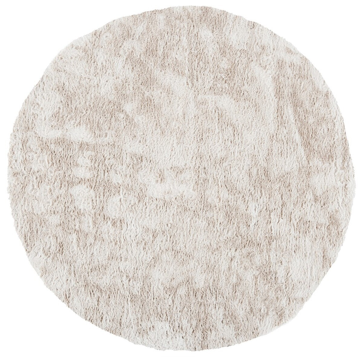 Luxurious Power-Loomed Faux Sheep Skin Rug in Soft Acrylic & Polyester Blend, 2.36' Pile