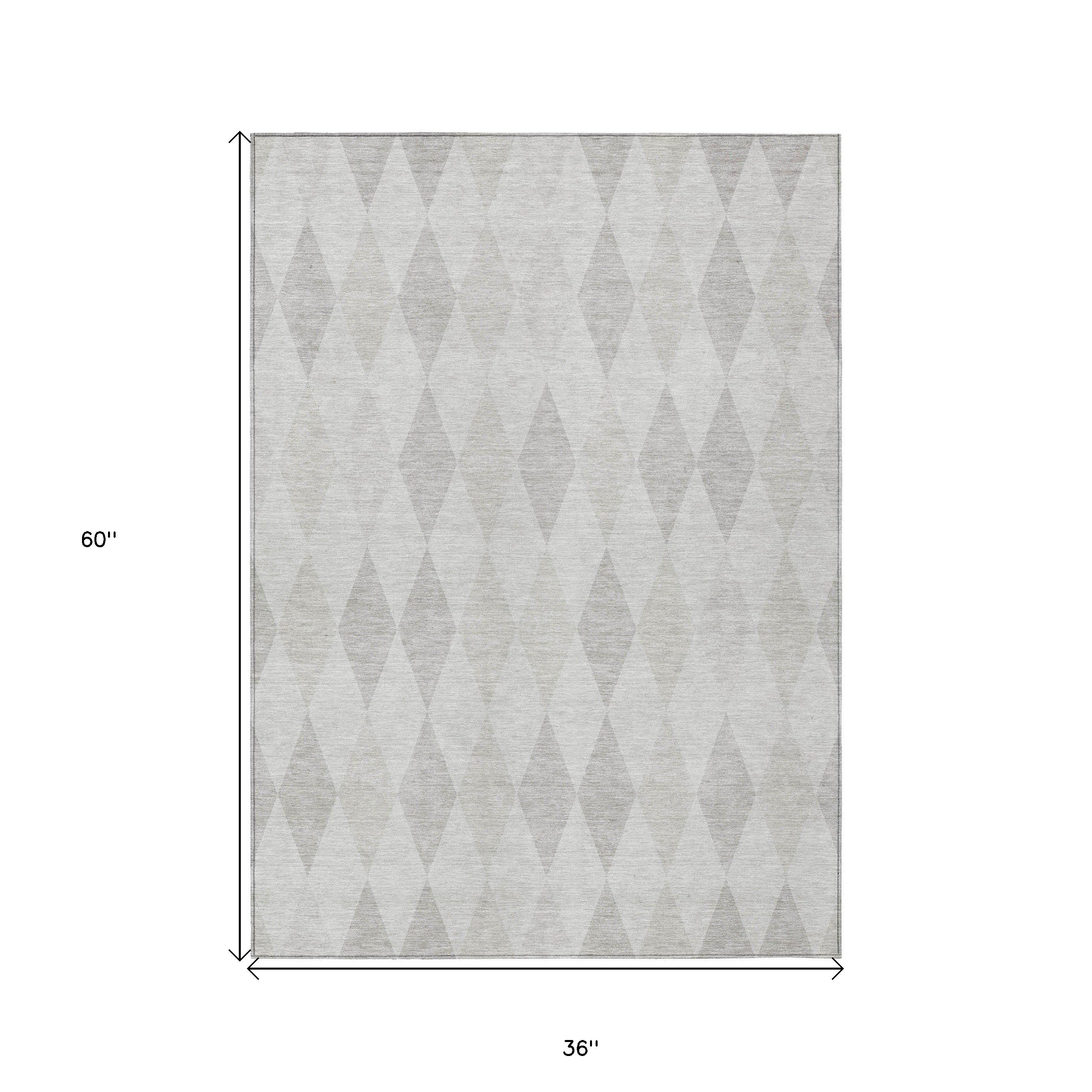 Washable, Stain-Resistant & Non-Skid Geometric Purple Outdoor Runner Rug for Your Space