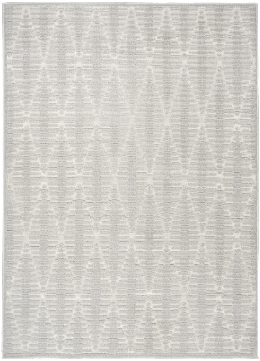 Stylish and Comfortable 7-Foot by 9-Foot Gray Geometric Area Rug - Ideal for Enhancing Any Interior Decor with Elegance