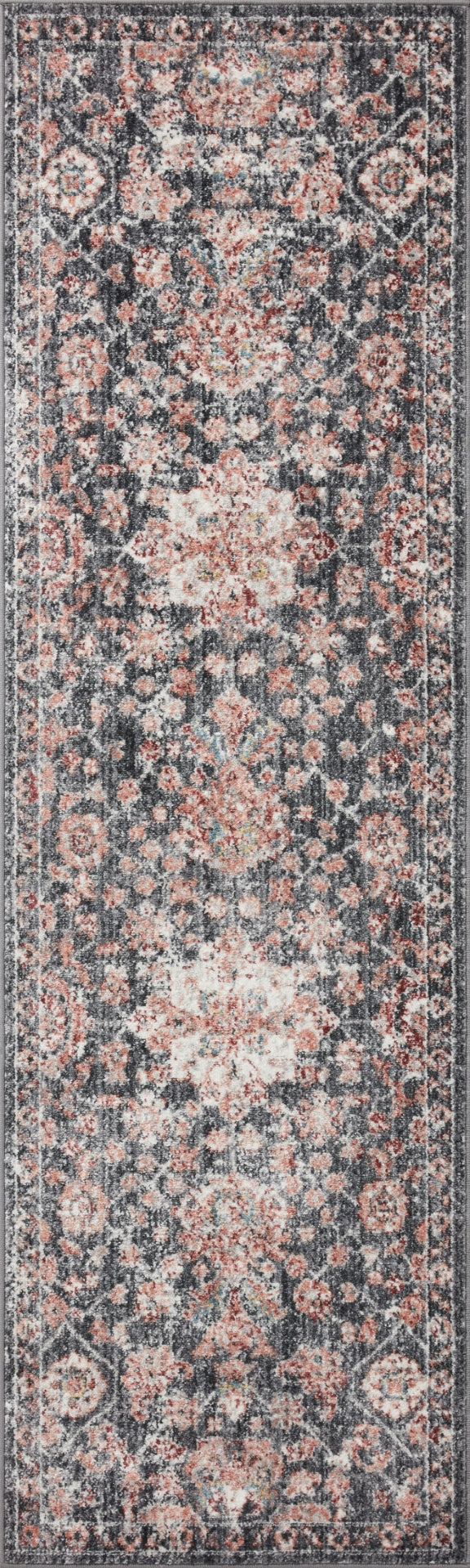 Cassandra 100% Polypropylene Power Loomed Traditional Floor Rug - Soft, Long - lasting, Vintage - like Design