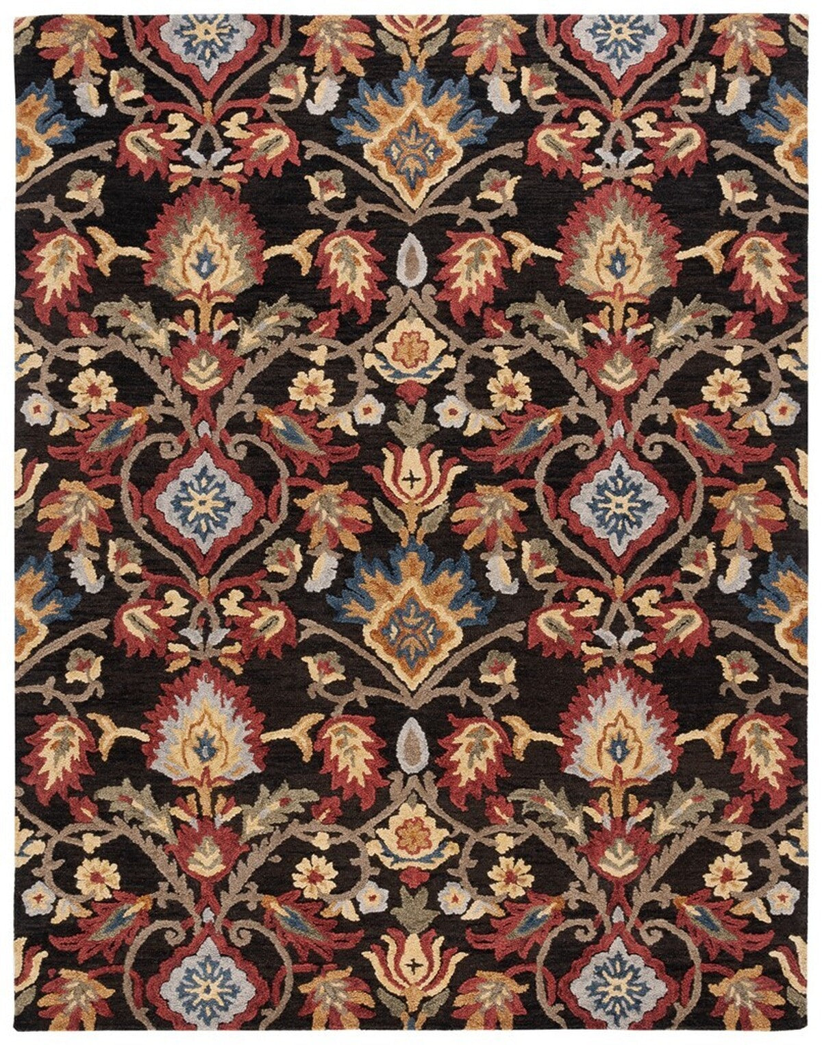 Luxurious 12mm Pile Hand - Tufted Indian Wool Rug for Elegant Home Decor