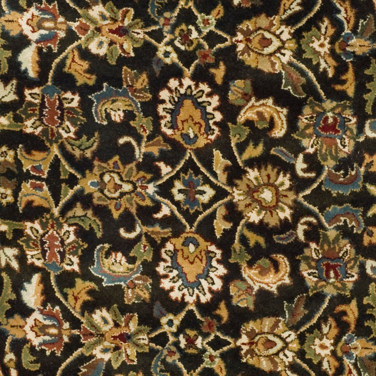 Elegant Hand - Tufted Wool Pile Rectangle Rug from India for Timeless Home Decor