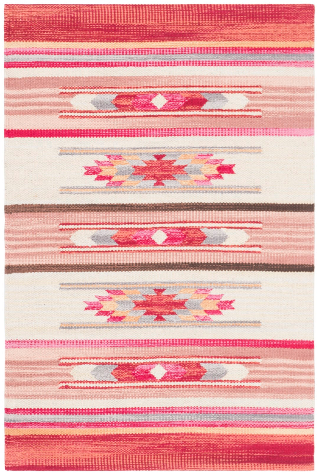 Exquisite Handmade 100% Cotton Rectangular Floor Rug from India for Elegant Interior Decor