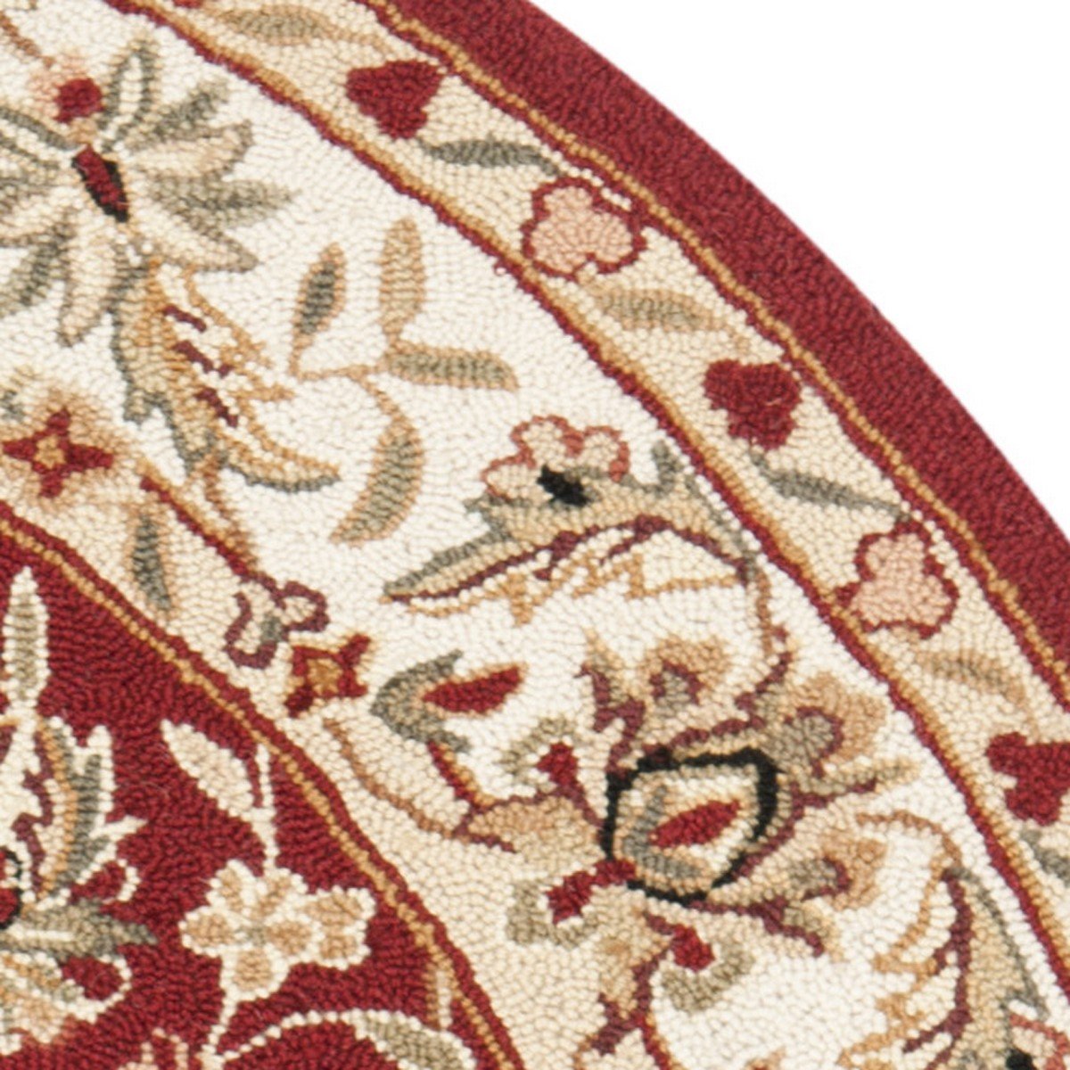Luxurious Chelsea Hand-Hooked Rug: 100% Virgin Wool Pile, Durable Cotton Backing for All Spaces
