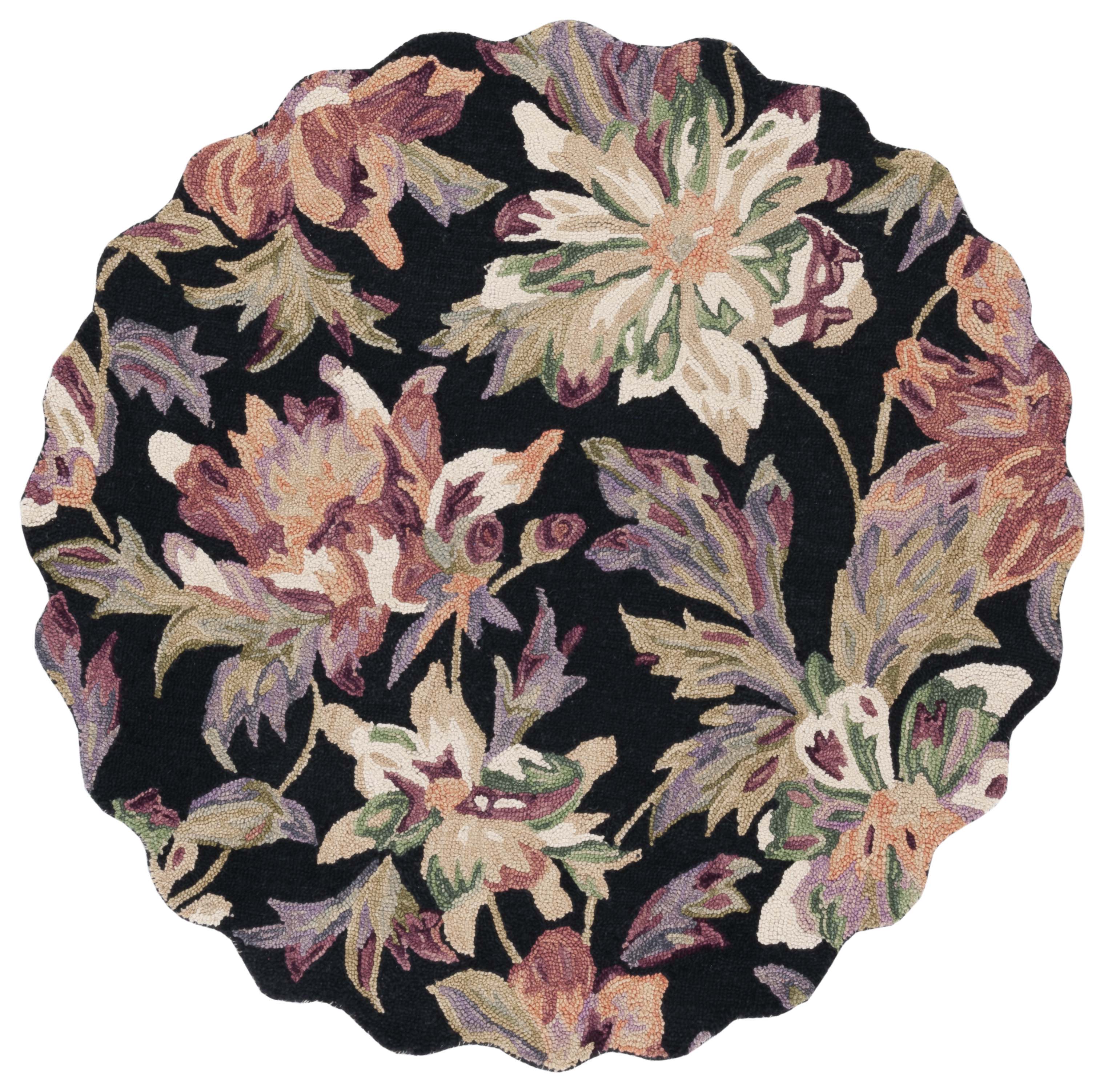 Luxurious Hand-Tufted Floral Wool Blend Rug for Elegant and Stylish Home Decor