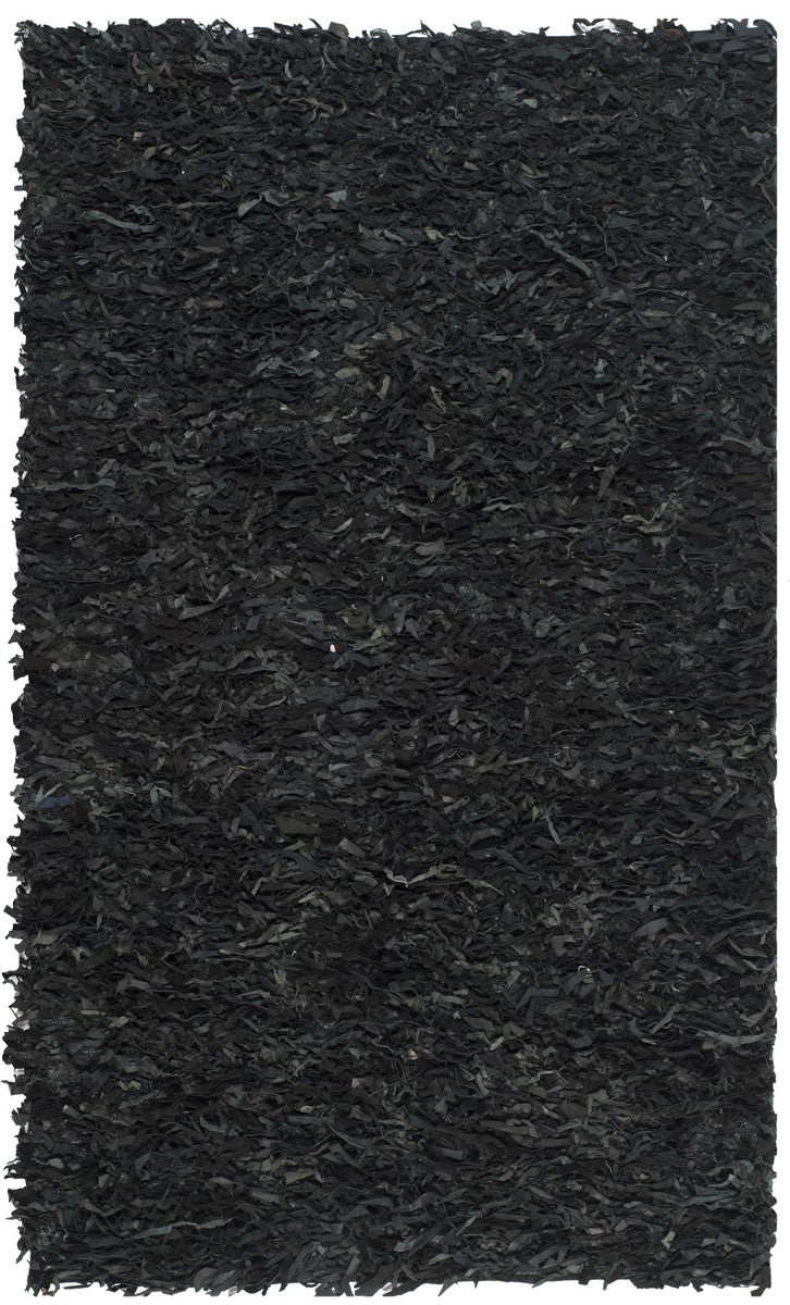 Safavieh's Hand-Knotted Leather Shag Rug for a Modern Home's Luxurious Look