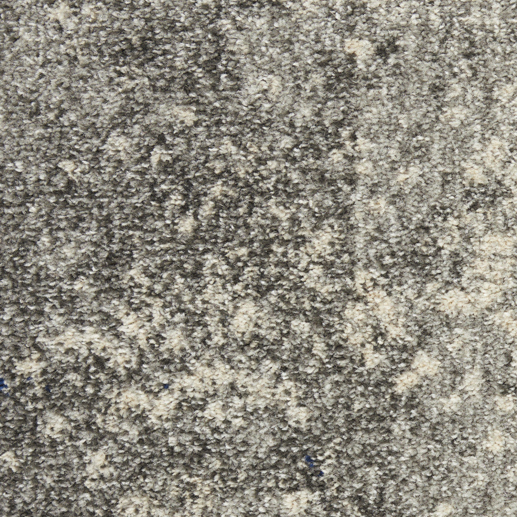 Stylish and Sophisticated Charcoal and Ivory Abstract Power Loom Area Rug for Elevating Your Living Space