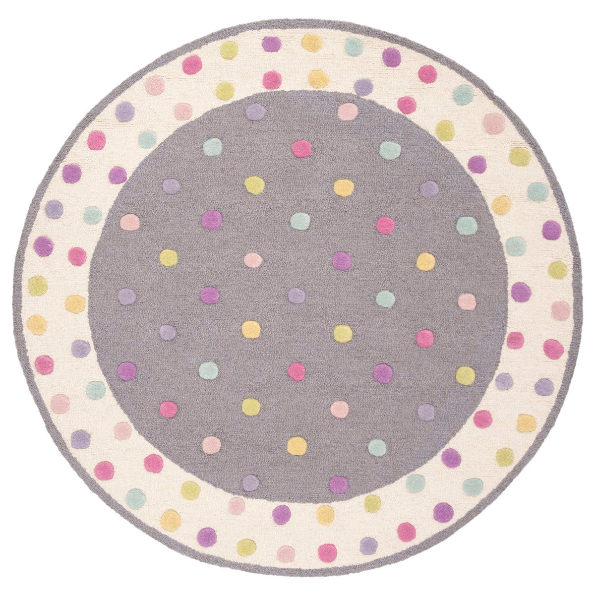 Luxurious Kids' SFK101 Hand - Tufted 100% Indian Wool Rug for a Cozy Room Decor