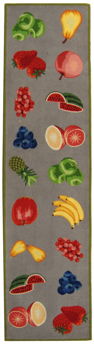 Luxurious Hand-Hooked Chelsea Rug: 100% Virgin Wool with Durable Cotton Backing