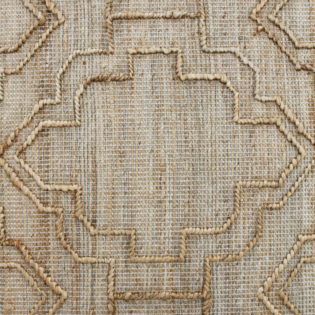 Exquisite Hand - Woven Brown Trellis Pattern Area Rug for an Elegant and Stylish Home Décor Enhancement