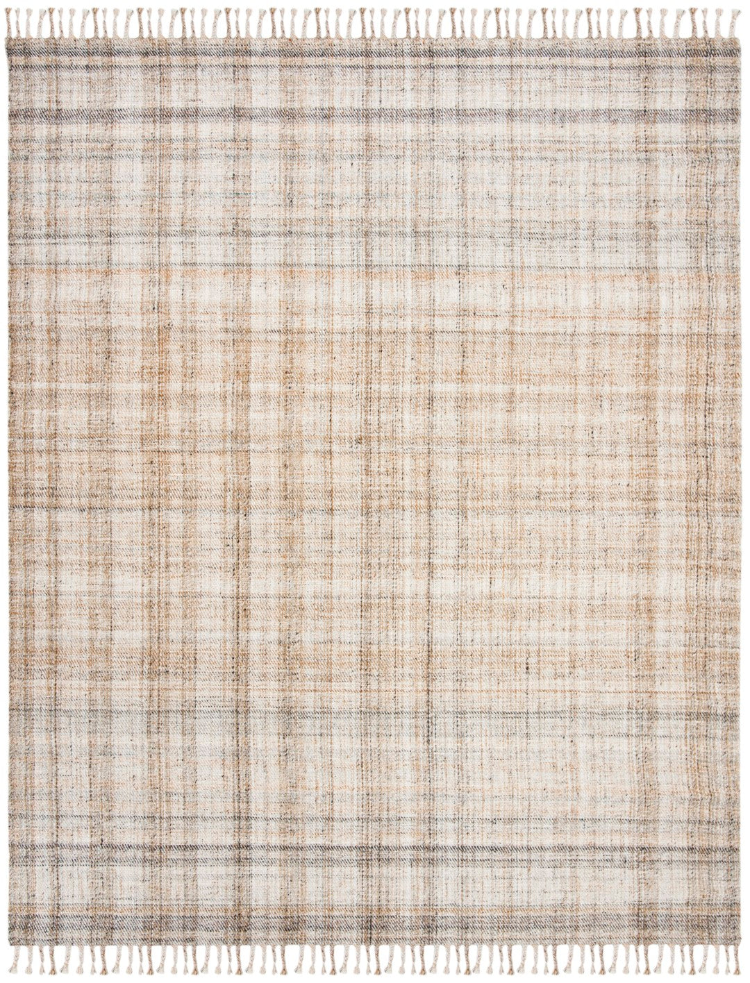 Exquisite Hand-Woven Wool/Viscose Area Rug with 7mm Luxurious Pile Height, Showcasing Fine Indian Craftsmanship