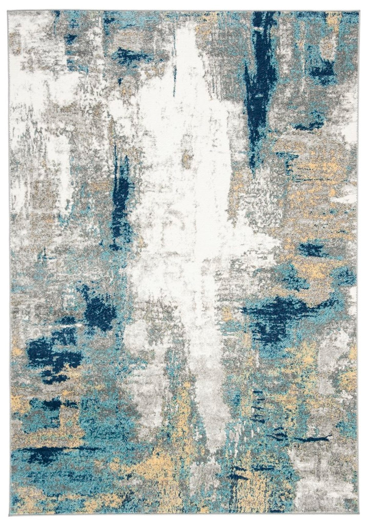 Luxurious Turkish Crafted Power Loomed Rectangle Rug with 8MM Pile Height Made of Durable Polypropylene