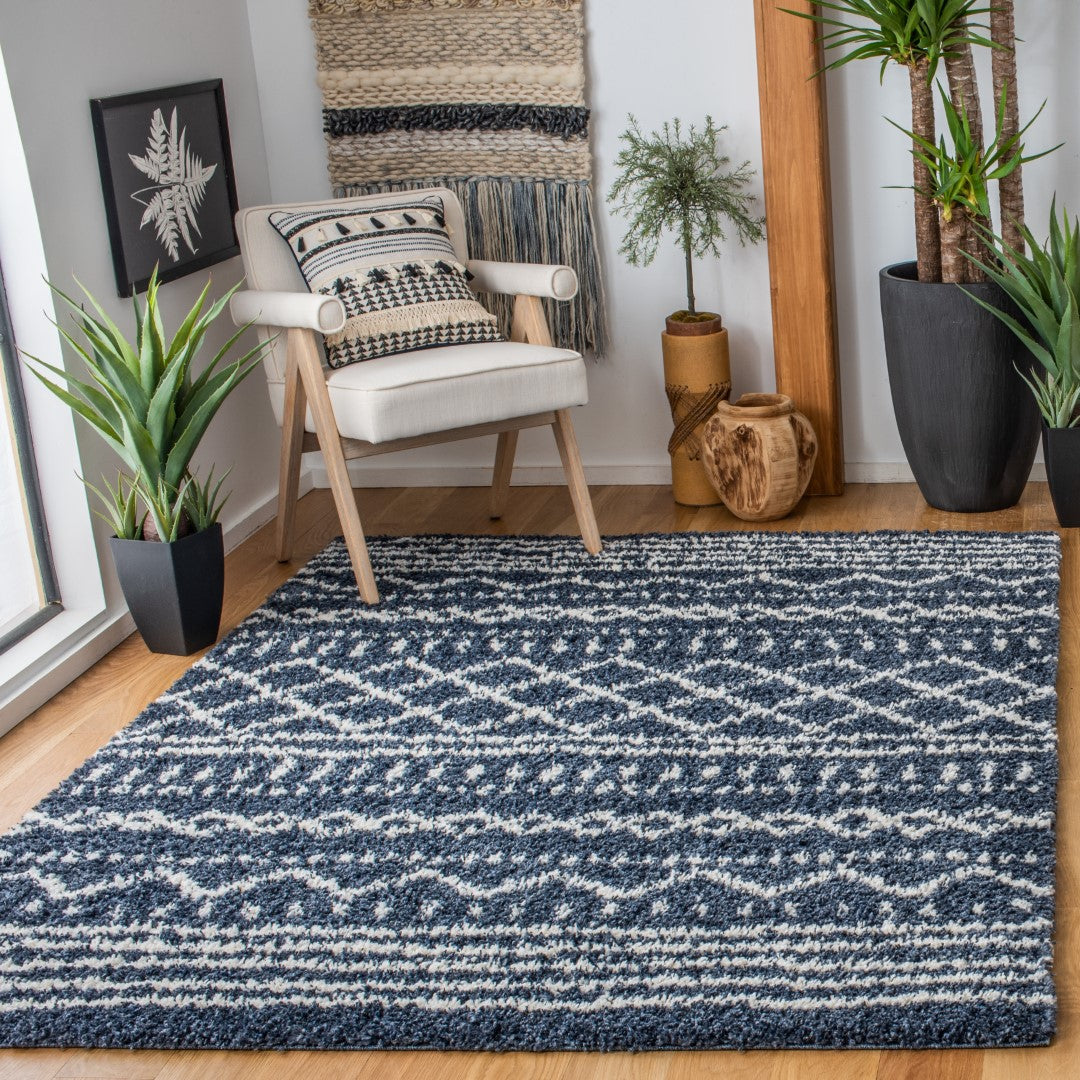Arizona Shag 741 Luxury Power Loomed Area Rug with Jute Blend Ideal for Elegant Living Spaces