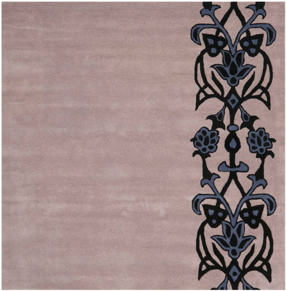 Safavieh Soho Collection Hand - Tufted Wool and Viscose Square Rug with Elegant Transitional Design for Both Modern and Classic Homes