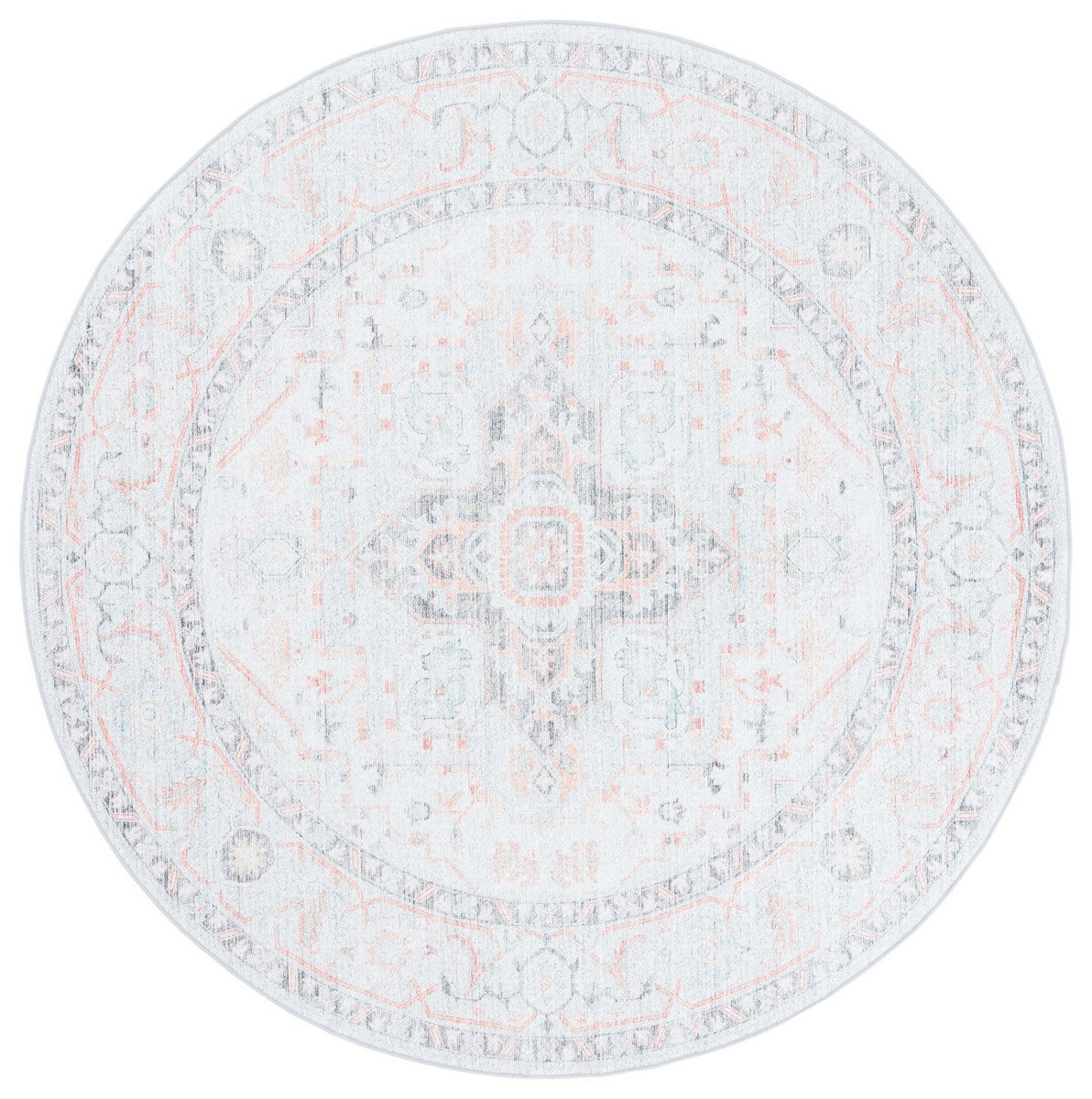 Arizona Power Loomed Polyester Traditional Floor Rug – Sturdy, Slip-Resistant, and Machine-Washable for a Timeless Decorative Style