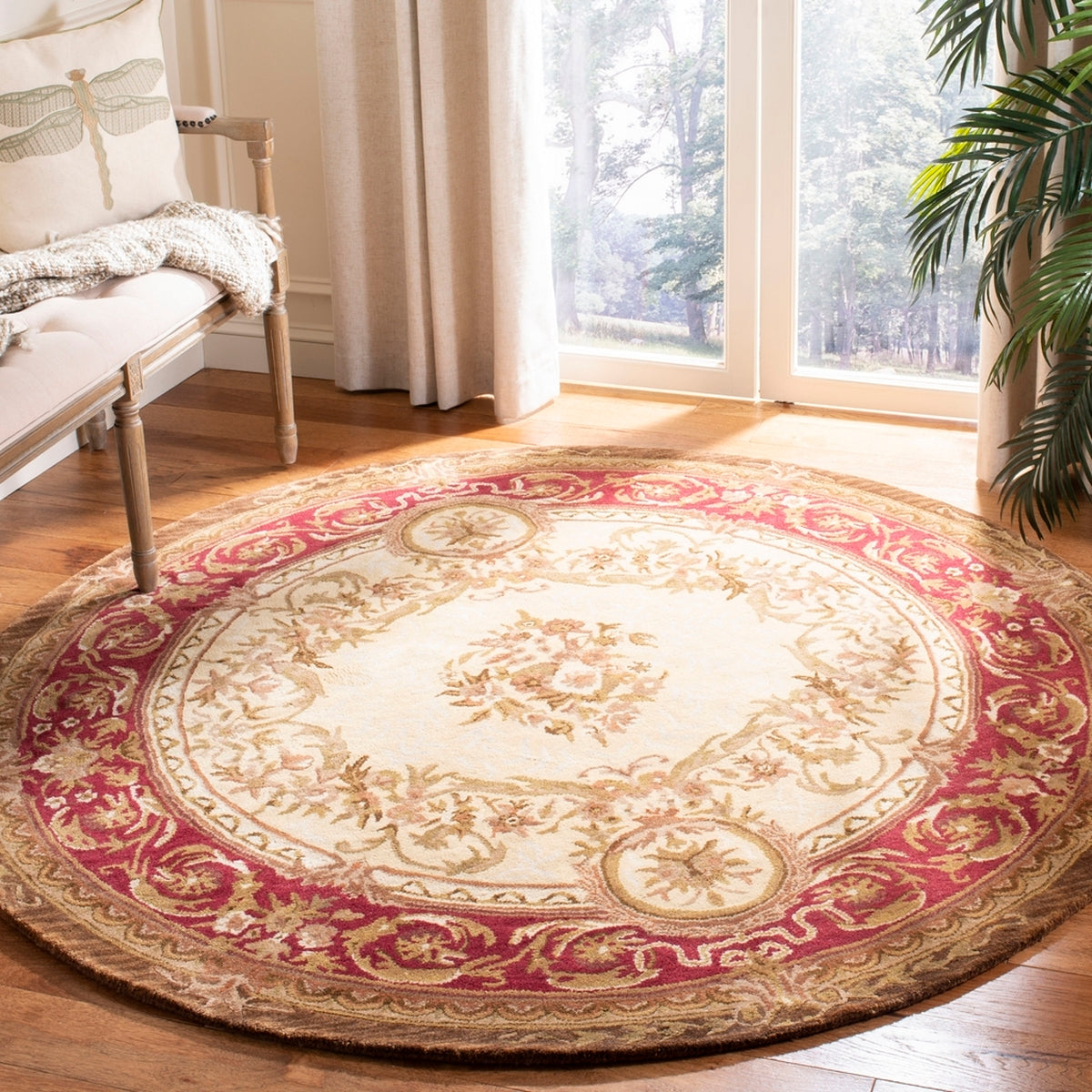 Luxurious Hand-Tufted Indian Wool Rug Em415 for Cozy Home Decor