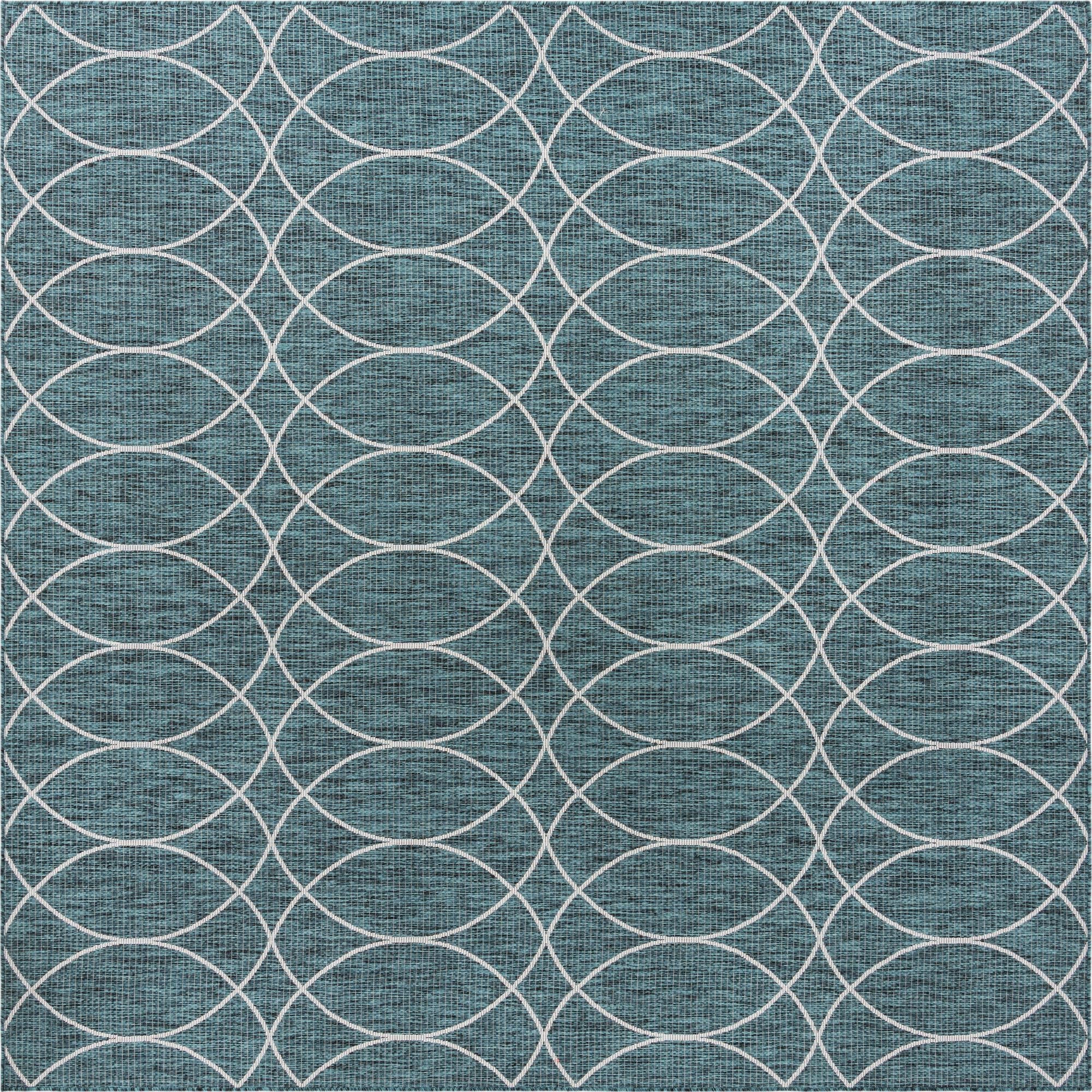 Durable and Stylish Outdoor Trellis Area Rug for a Space Upgrade