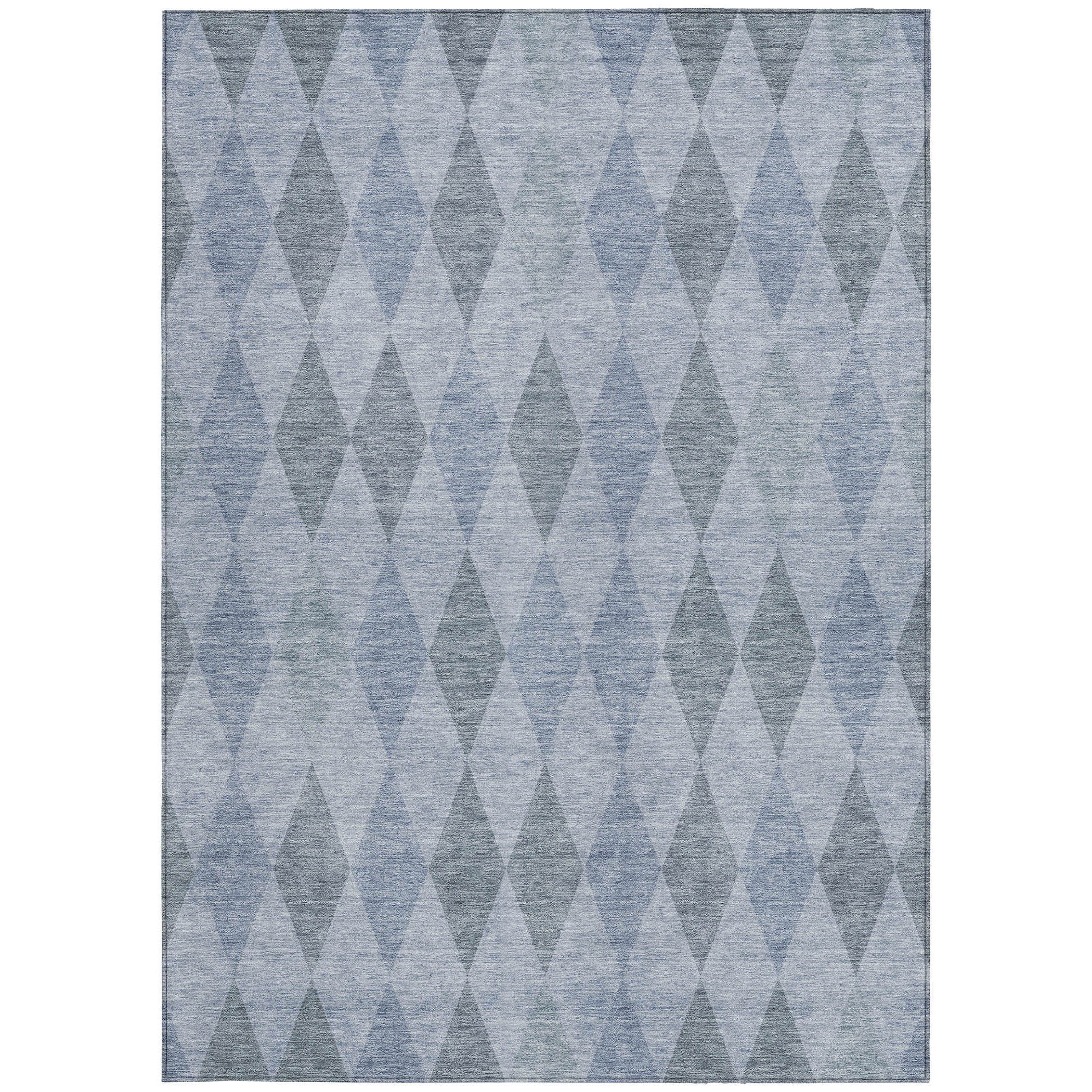 Washable, Stain-Resistant & Non-Skid Geometric Purple Outdoor Runner Rug for Your Space