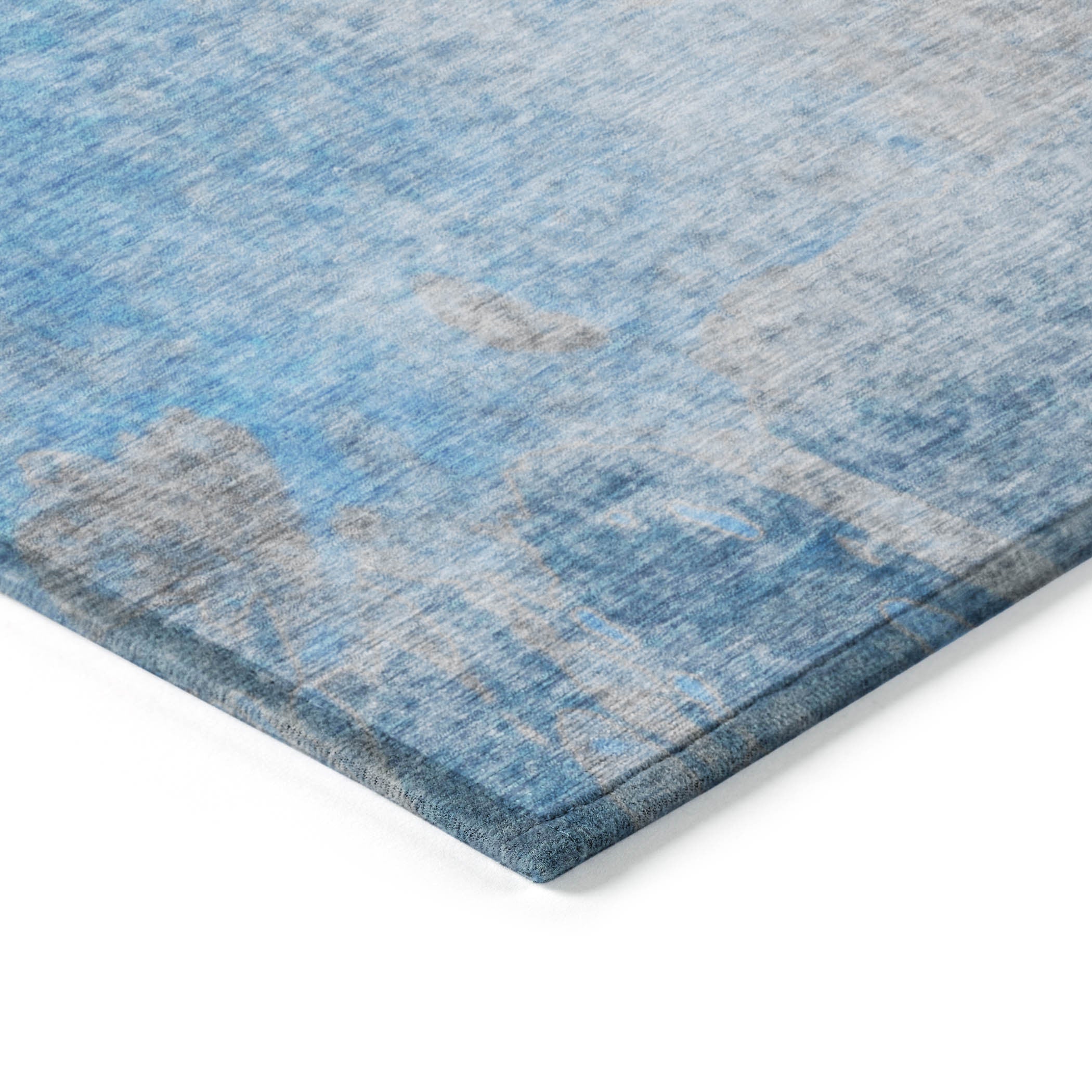 Stylish Washable & Stain-Resistant Indoor-Outdoor Abstract Runner Rug