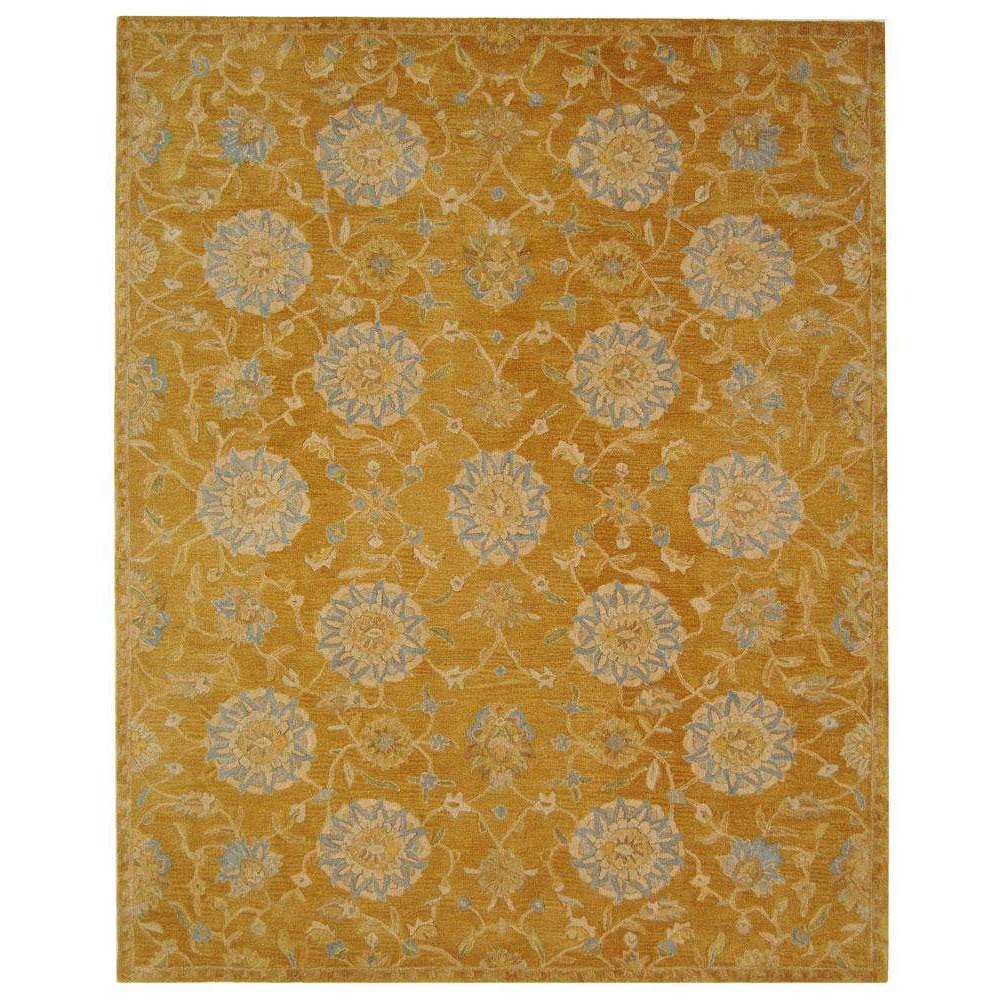 Anatolia Collection Handmade Wool Area Rug - Featuring Authentic 19th Century Decorative Design and Opulent Texture