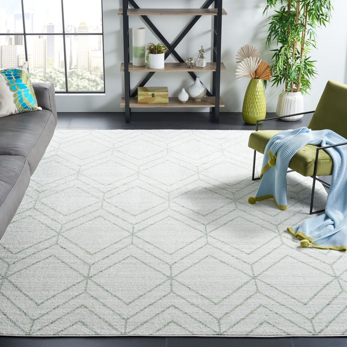 Adirondack Area Rug - A Luxurious and Stylish Power Loomed Floor Covering Made of Durable Polypropylene and Jute Blend