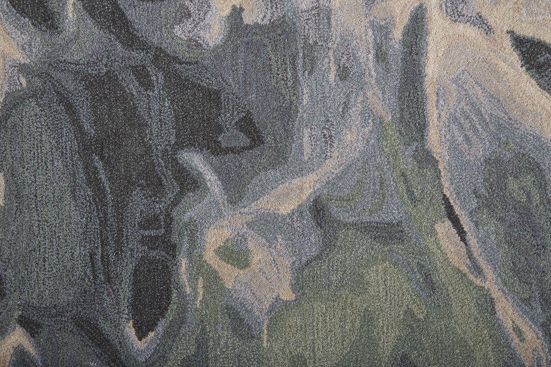 Amira Hand-Tufted Wool Area Rug - Contemporary Style for Living & Office Spaces