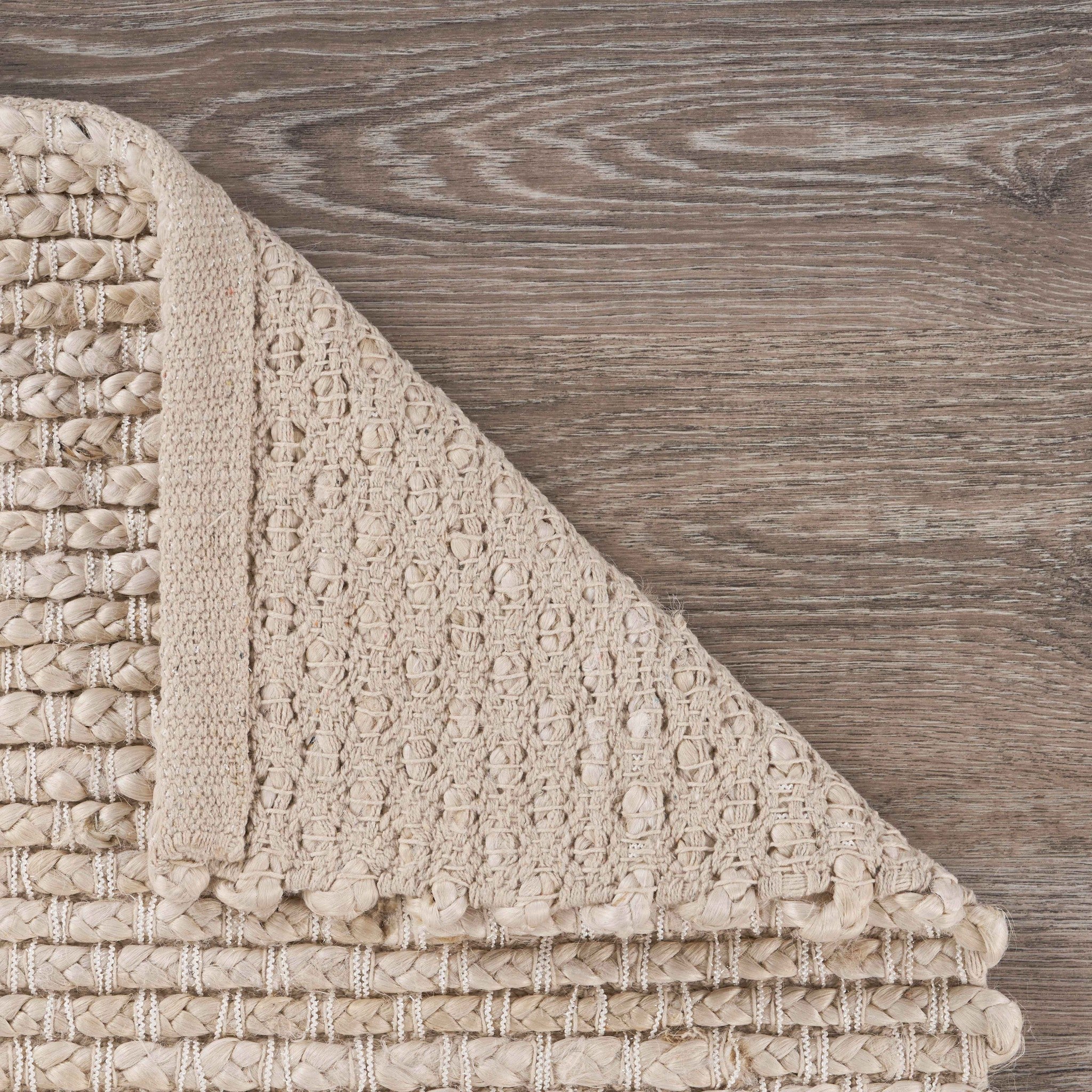 Soft, Eco-Friendly Natural Bleached Area Rug for Modern Living Spaces