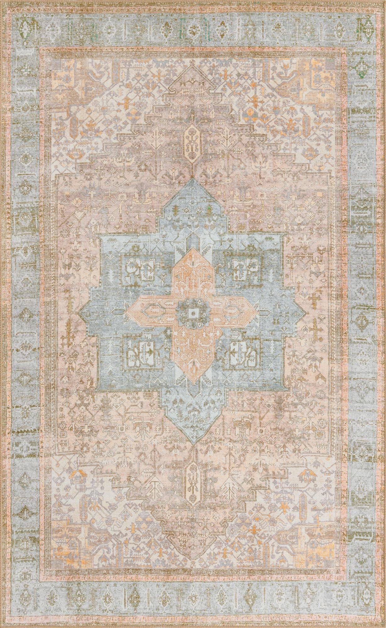 Timeless Durable and Versatile Abstract Revival Area Rug for Modern and Traditional Interior Spaces with Easy Maintenance