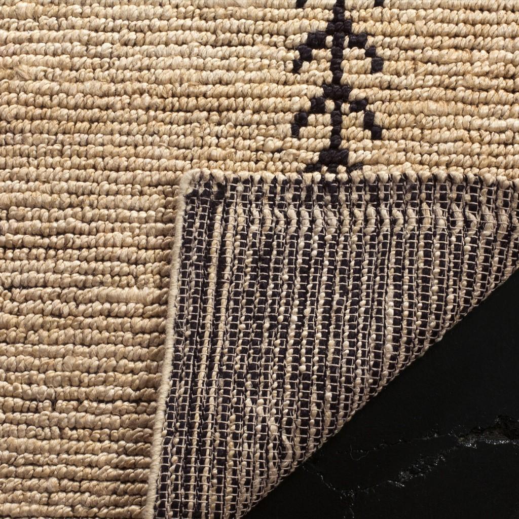 Exquisite Bohemian Style Hand - Knotted Organic Jute Floor Rug from India, Featuring Eco - Friendly, Durable, and Lustrous Design