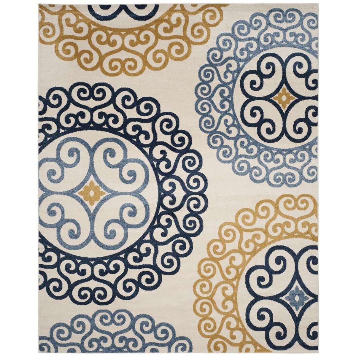 Safavieh's Amherst All-Weather Floor Rug - A Stylish and Durable Option for Both Indoor and Outdoor Areas
