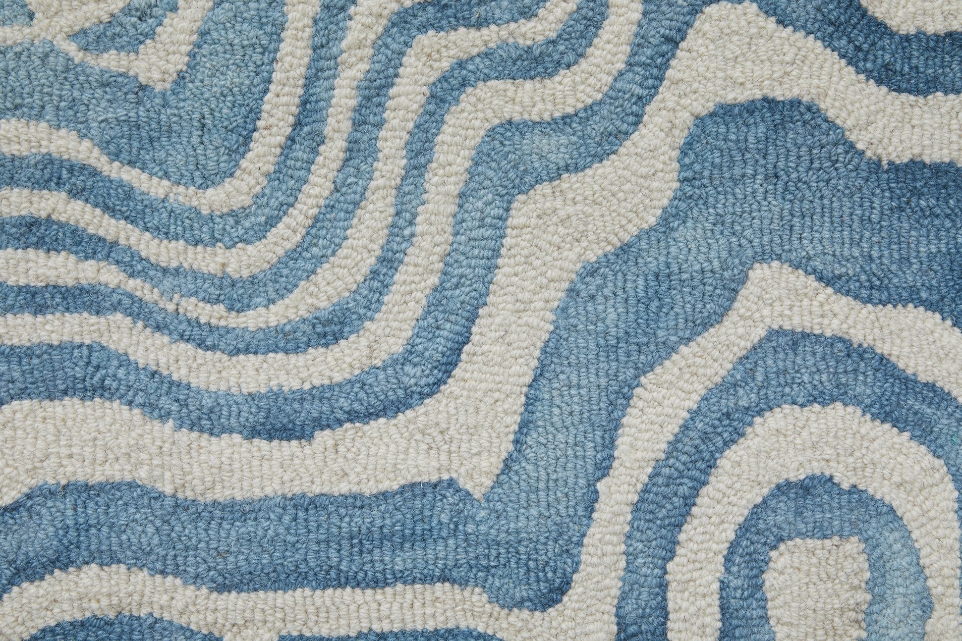 Stain-Resistant Lorrain Hand-Tufted Wool Rug with Modern Abstract Design for High Traffic Areas