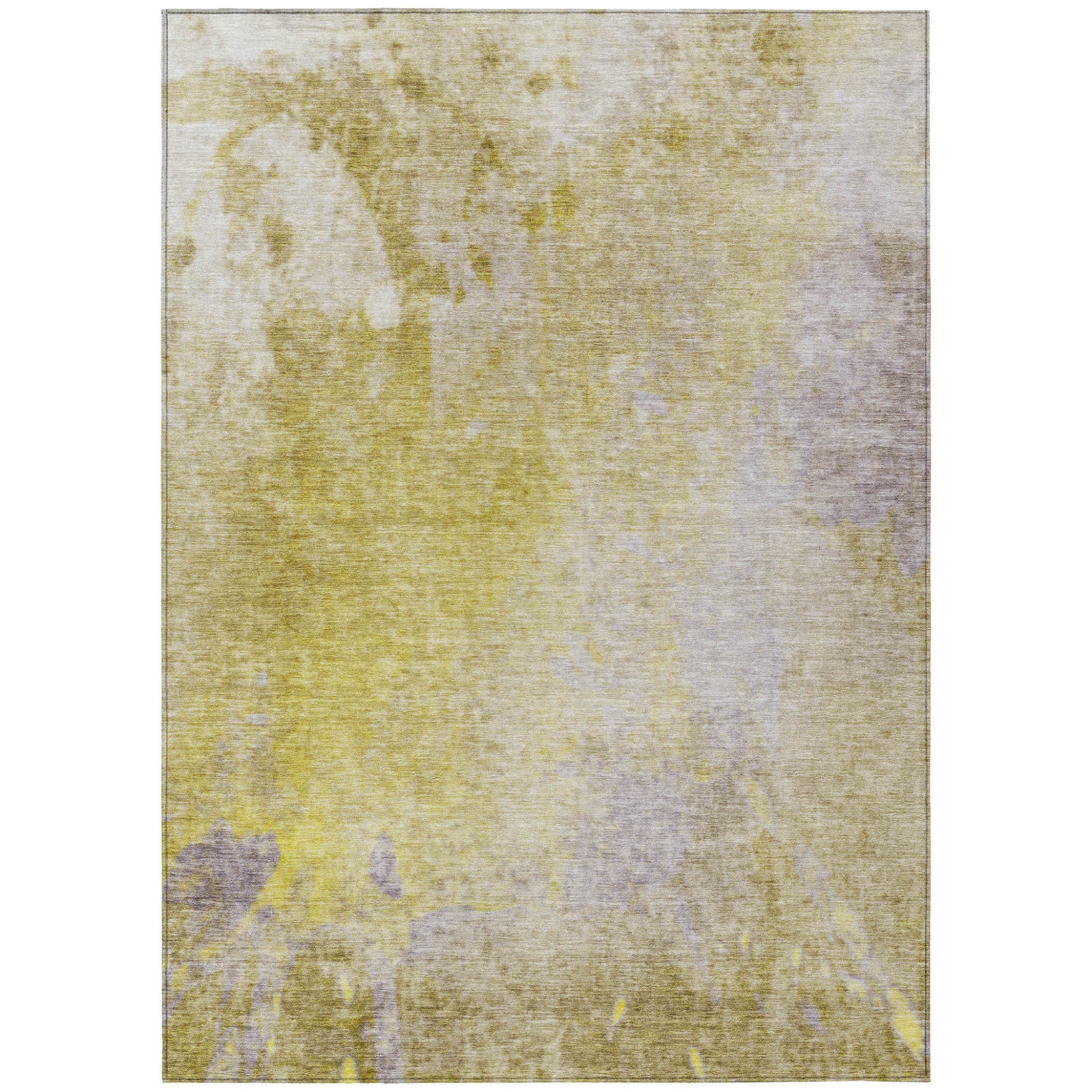 Stylish Washable & Stain-Resistant Indoor-Outdoor Abstract Runner Rug