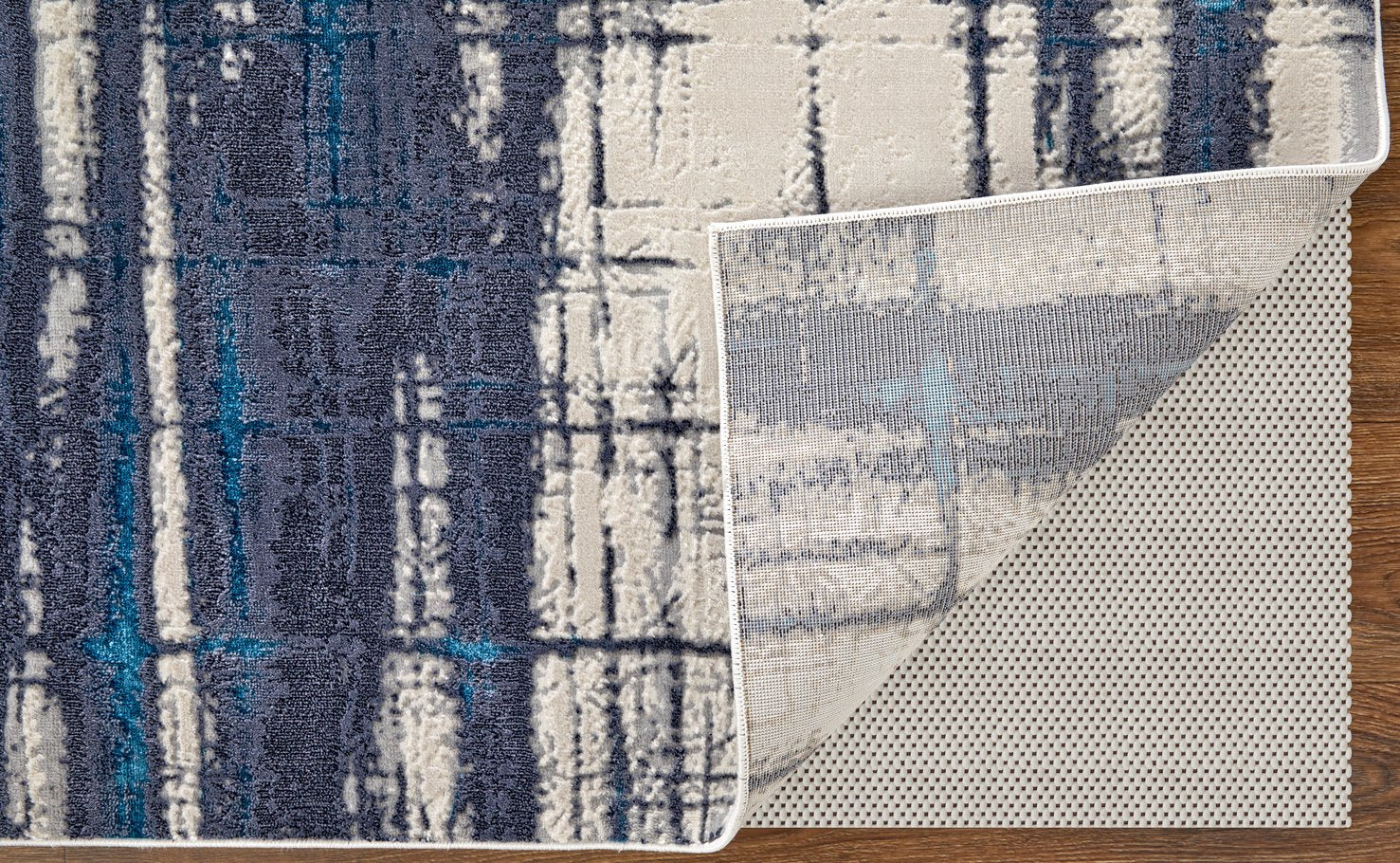 Indio Modern Abstract Area Rug – Highly Durable, Low-Pile Design in Earthy Tones for Stylish Home Interior Decor