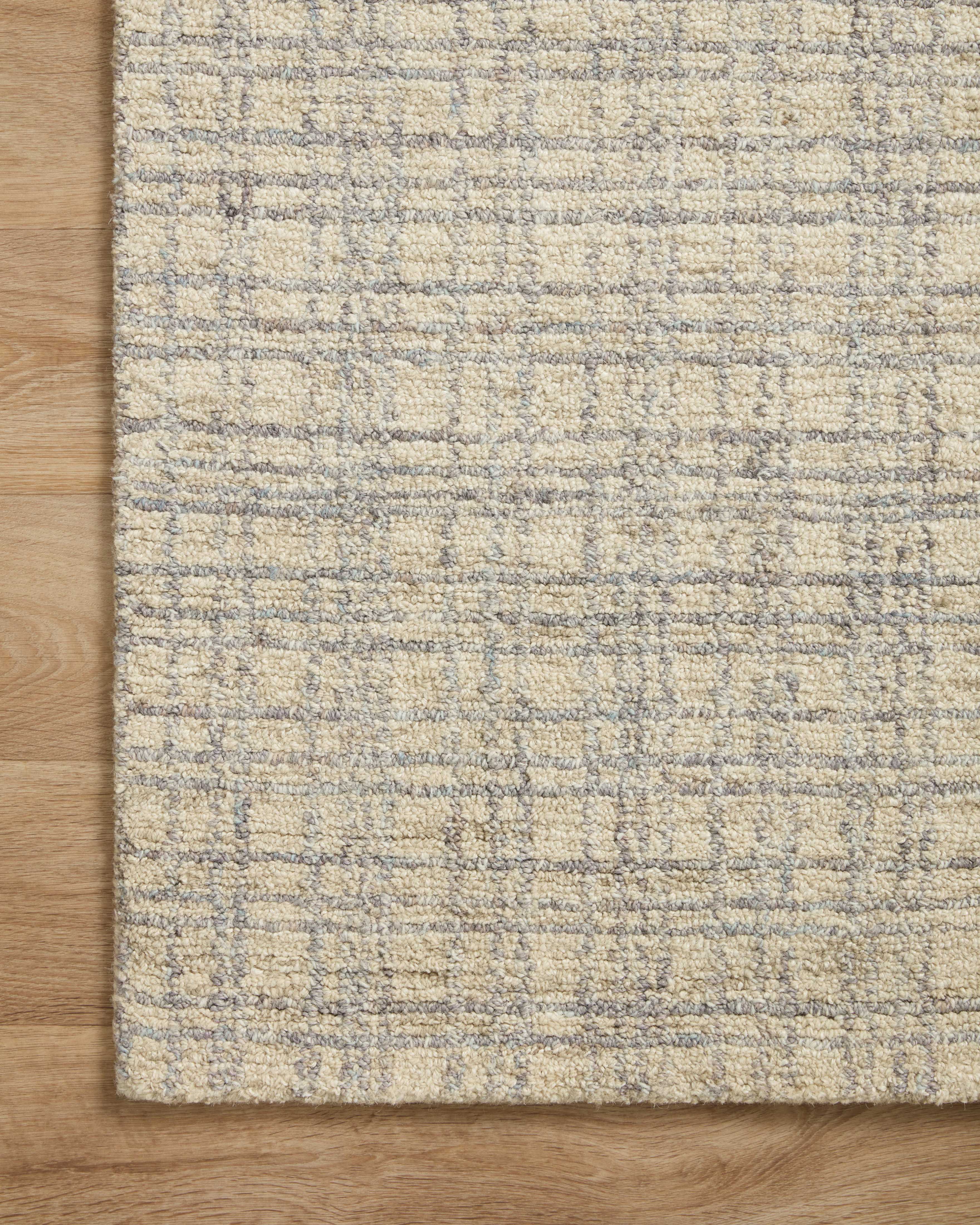 Chris Loves Julia Polly POL-03 Hand-Tufted Wool & Jute Rug: Timeless, Ethical Modern Design