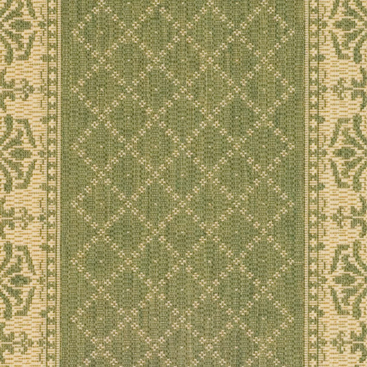 Elegant Courtyard Style Power Loomed Floral Indoor and Outdoor Decorative Rug with Durable and Weather-Resistant Features