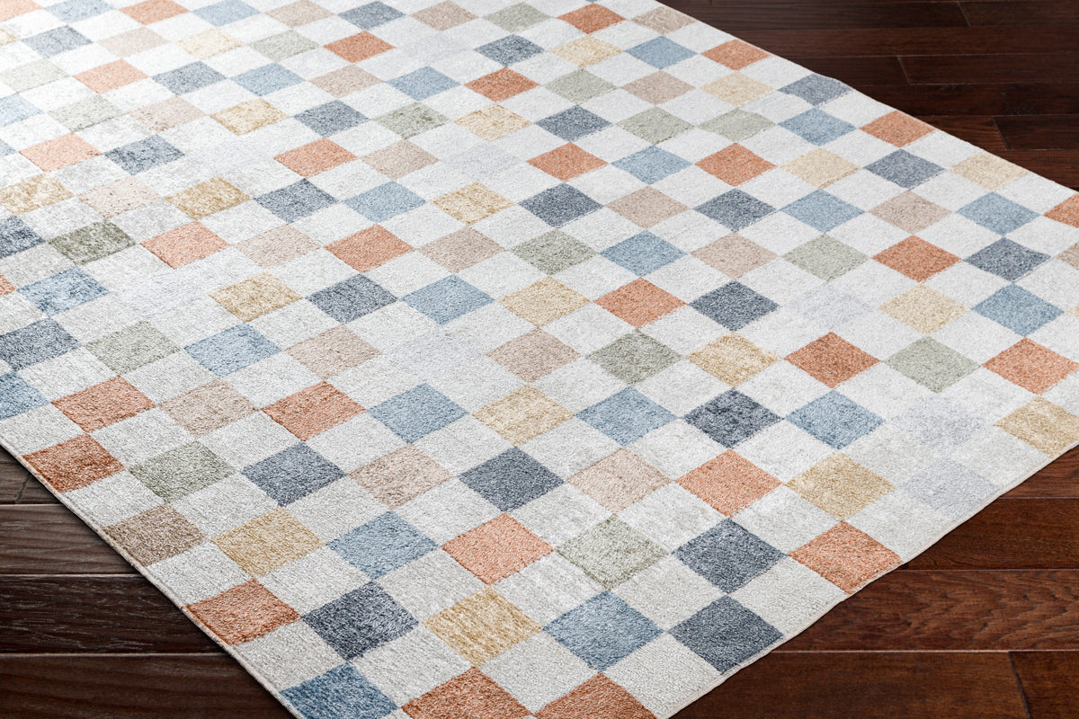 Lillian Modern Machine - Woven Area Rug: A Stylish and Contemporary Elegant Addition for Living Room and Hallway Decorations
