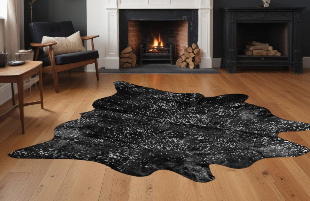 Handmade, Stain-Resistant Luxury Cowhide Area Rug for Timeless Home Elegance