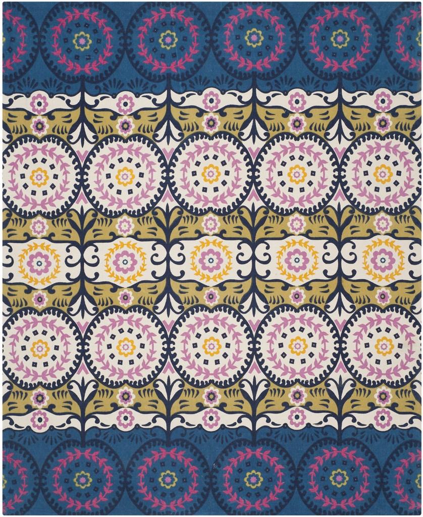 Exquisite Indian Hand - Loomed Cotton Pile Rectangle Rug for Elegant Spaces