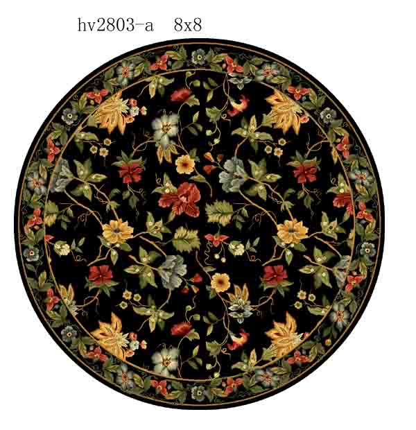 Exquisite Hand-Hooked Wool Pile Rug Hk311: Stunning Design for Warm and Cozy Homes