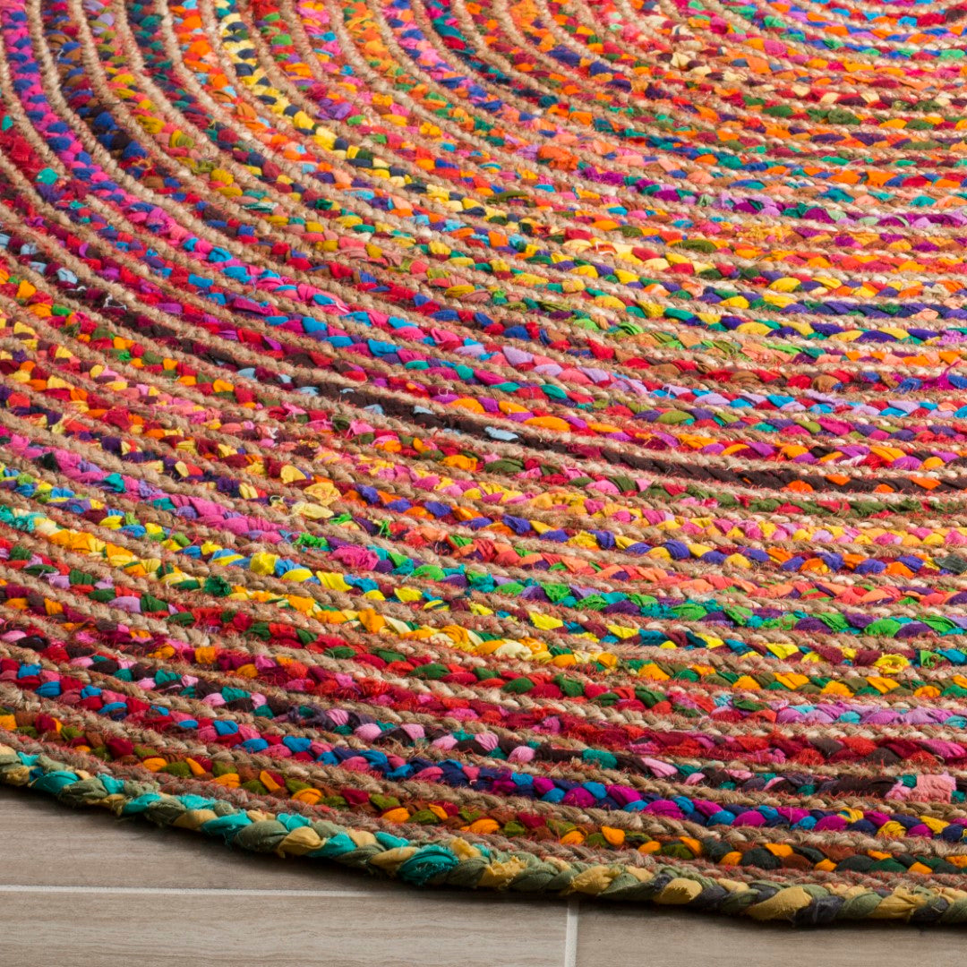 Cape Handmade Natural Fiber Floor Rug - Soft and Textured Coastal-Style Rug Ideal for Beach Houses or Urban Residences
