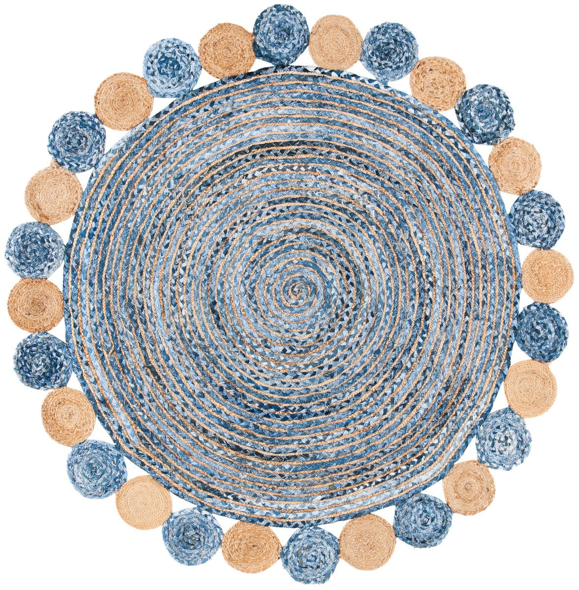 Artisan Hand - Woven Jute and Cotton Rug for Exquisite Home Decor