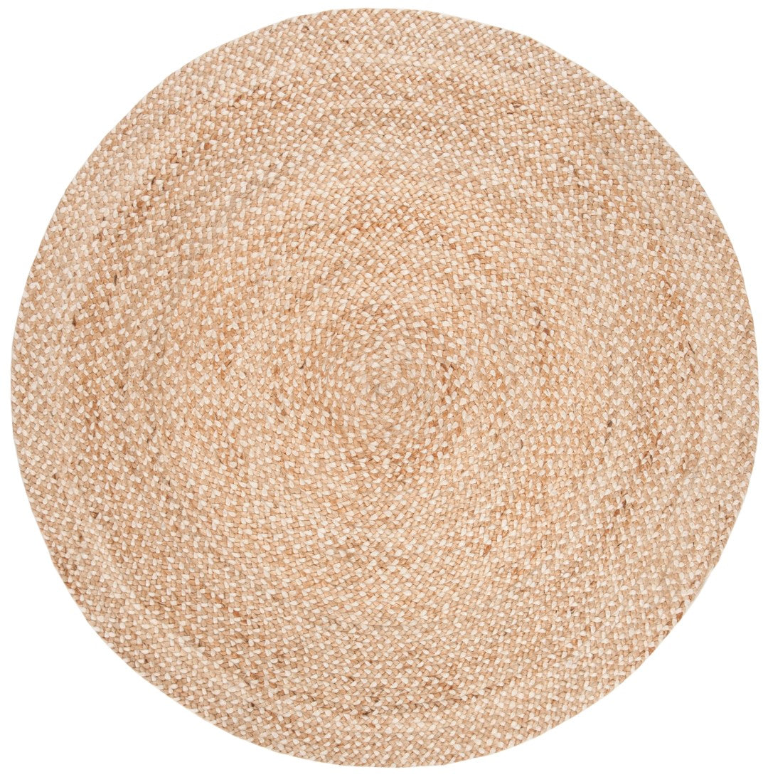 Eco-Friendly Natural Handmade Round Jute Floor Rug from India for Creating Cozy Home Décor Spaces